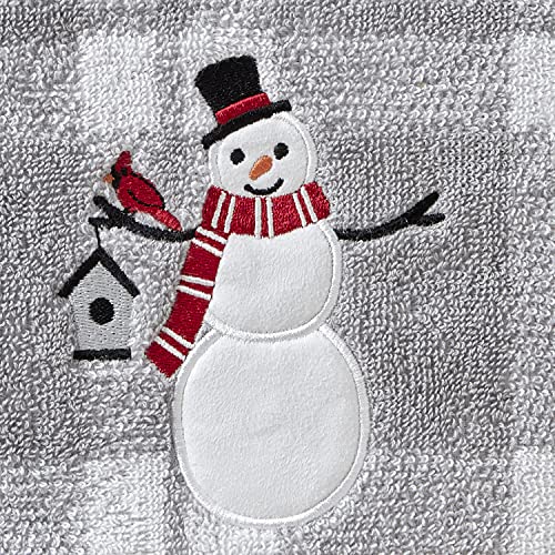 Skl Home By Saturday Knight Ltd. Whistler Snowman Bath Towel, Gray #TOP24