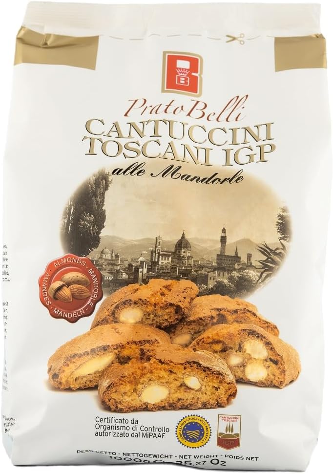 Almond Cantuccini Biscotti (1Kg) | Gourmet Artisan Biscuits From Tuscany
