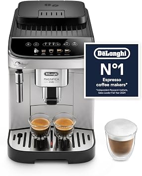 De'Longhi Magnifica Evo, Bean to Cup Coffee and Cappuccino Maker, ECAM292.33.SB, Silver