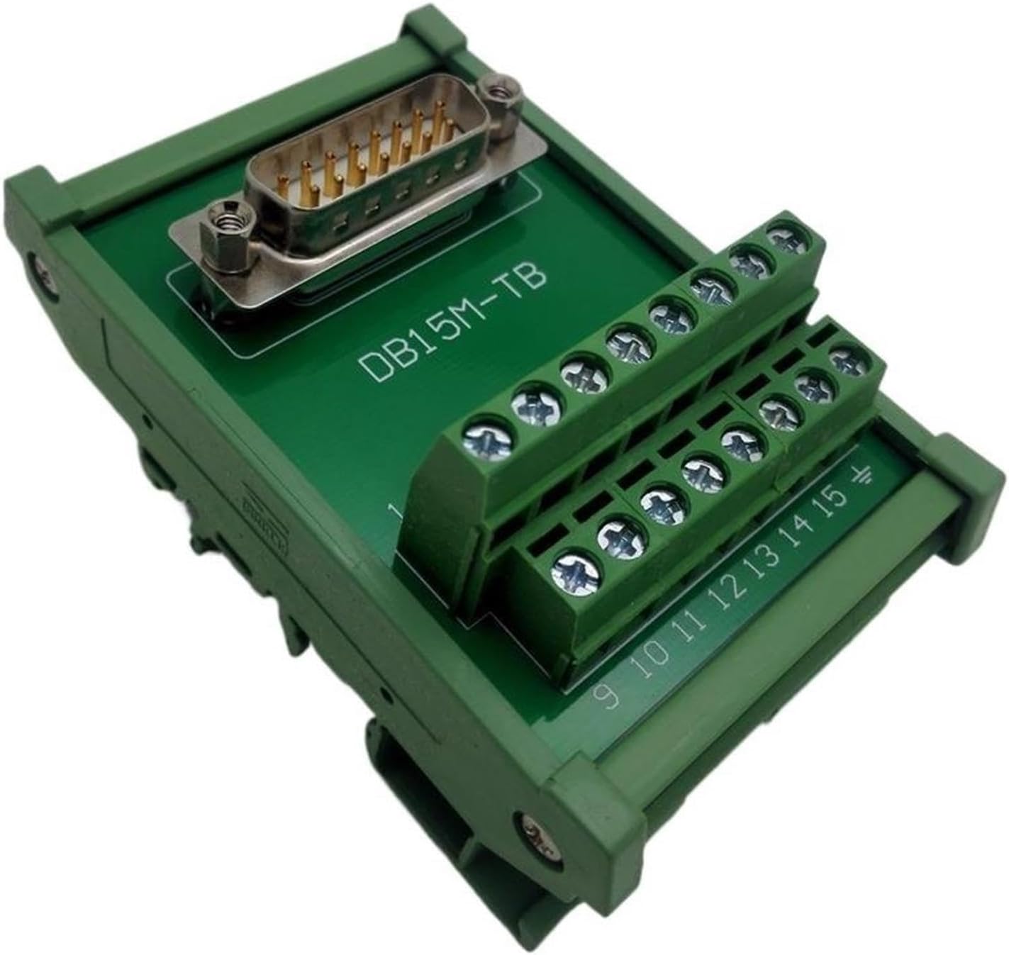 DB15 D Sub Connectors Din Rail Terminal Block Breakout Board Female(DB15 Female)