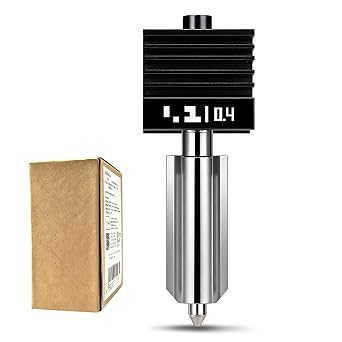 0.4MM X2D/H2C/H2S/H2D/P2S Hotend for Bambu Lab X2D/P2S/H2 Series 3D Printer,High-Temp Resistance and Quick Swap Hardened Steel Nozzle,3D Printer Extruder Print Head Kit Replacement
