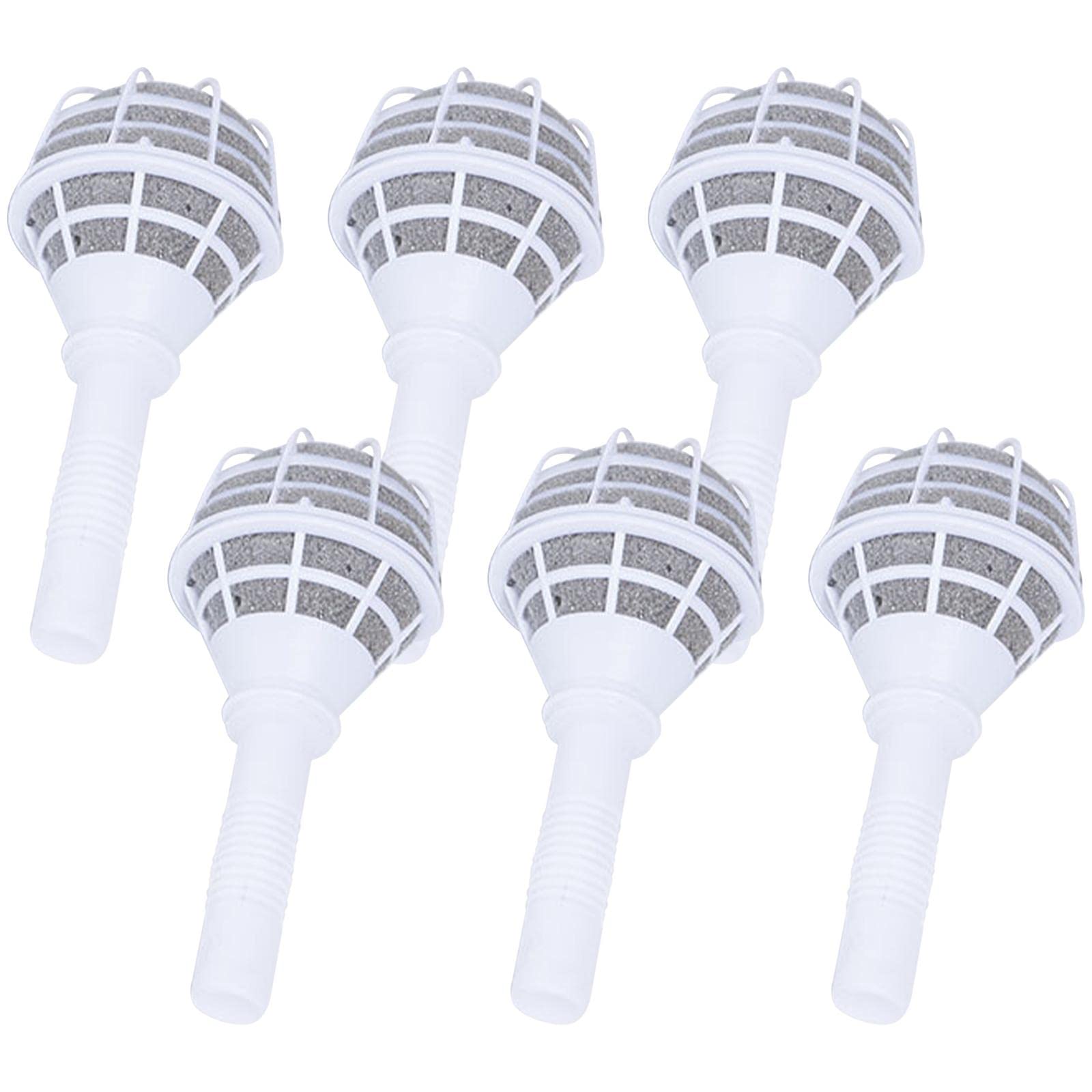 Harilla 6Pcs Flower Bouquet Holder Bouquet Handle Floral Decoration White Foam DIY for Home Living Room Decor