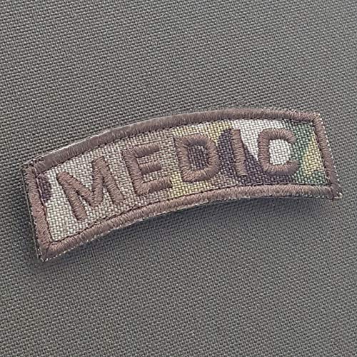 mult1cam Medic Shoulder Tab EMS Combat Paramedic Army Morale Tactical Hook Patch
