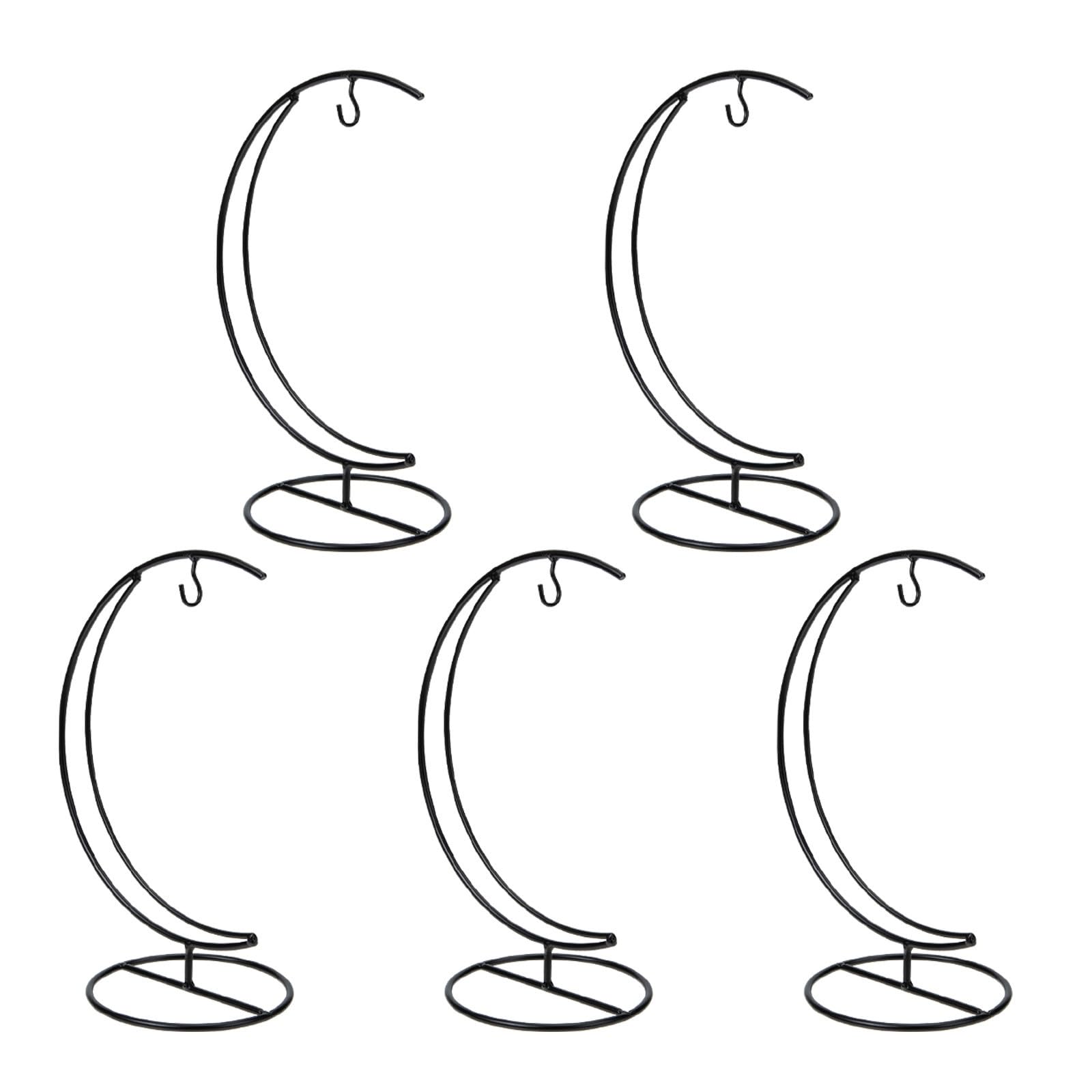 Supports suspendus en fer noir pour fruits et crochets de cuisine