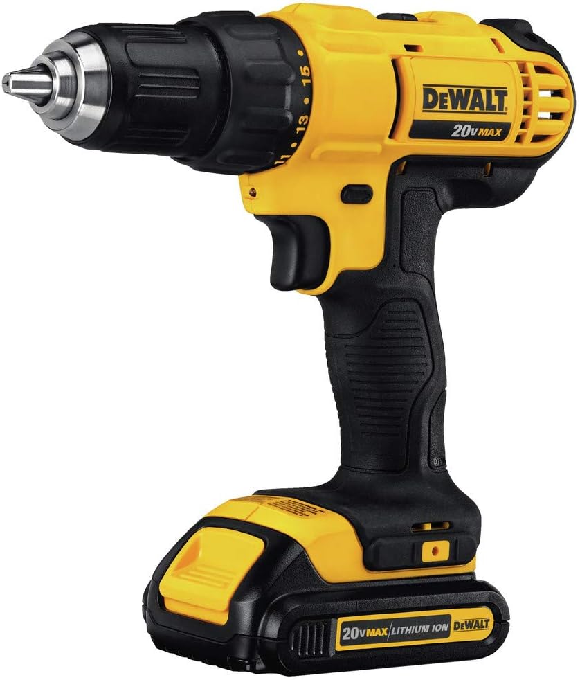 Dewalt DCD771C2R 20V MAX Cordless Lithium-Ion 1/2 in. Compact Drill Driver Kit (Renewed)