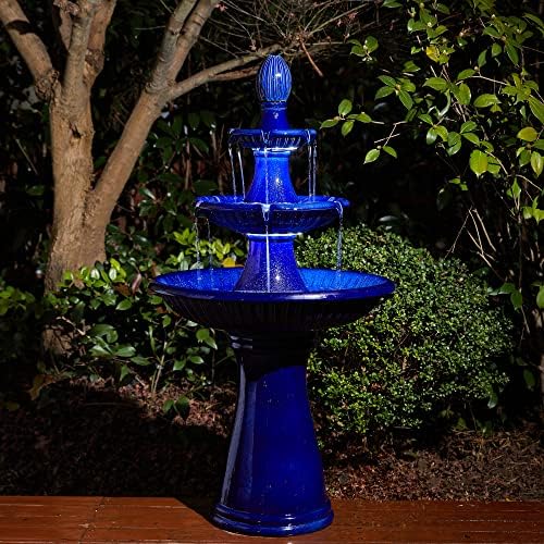 Glitzhome Water Fountain Outdoor FloorStand Fountain with