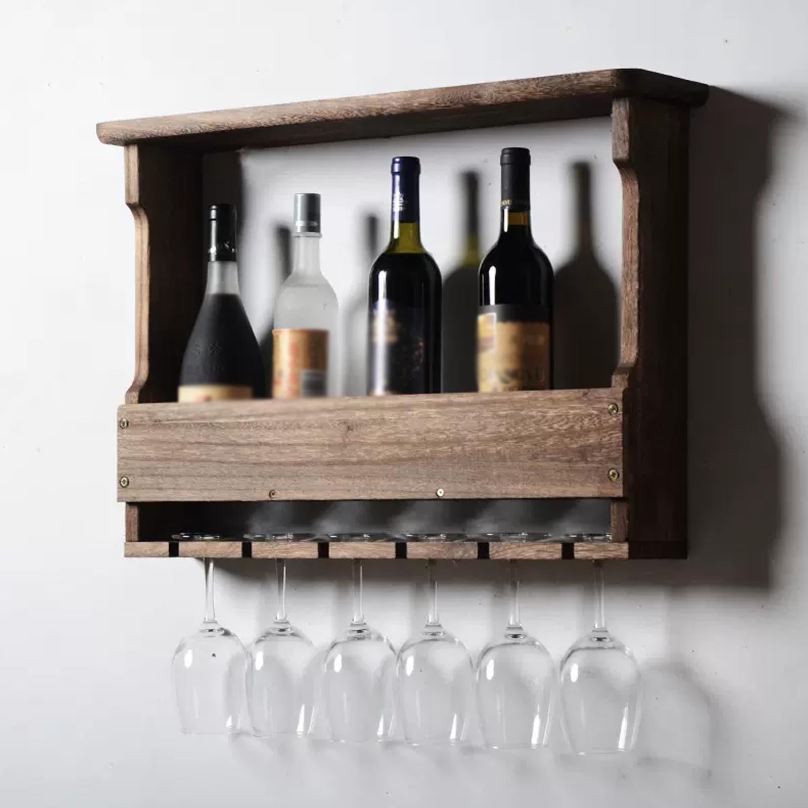 Étagère de bar adaptée aux bouteilles pour sublimer vos soirées salon