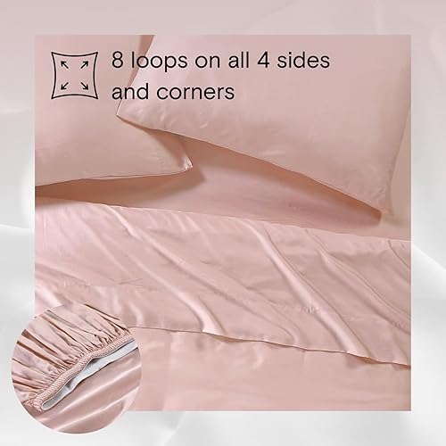 Miniatura 4 de Sijo AiryWeight - Juego de sábanas Tencel, 100% lyocell derivado de eucalipto, suave como la mantequilla, Architectural Digest 2022 Best Cooling