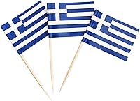 Vista 13 de 100 piezas de banderas de Brasil brasileñas pequeñas con palillos, decoración para mini cupcakes, toppers para cupcakes, banderas de comida