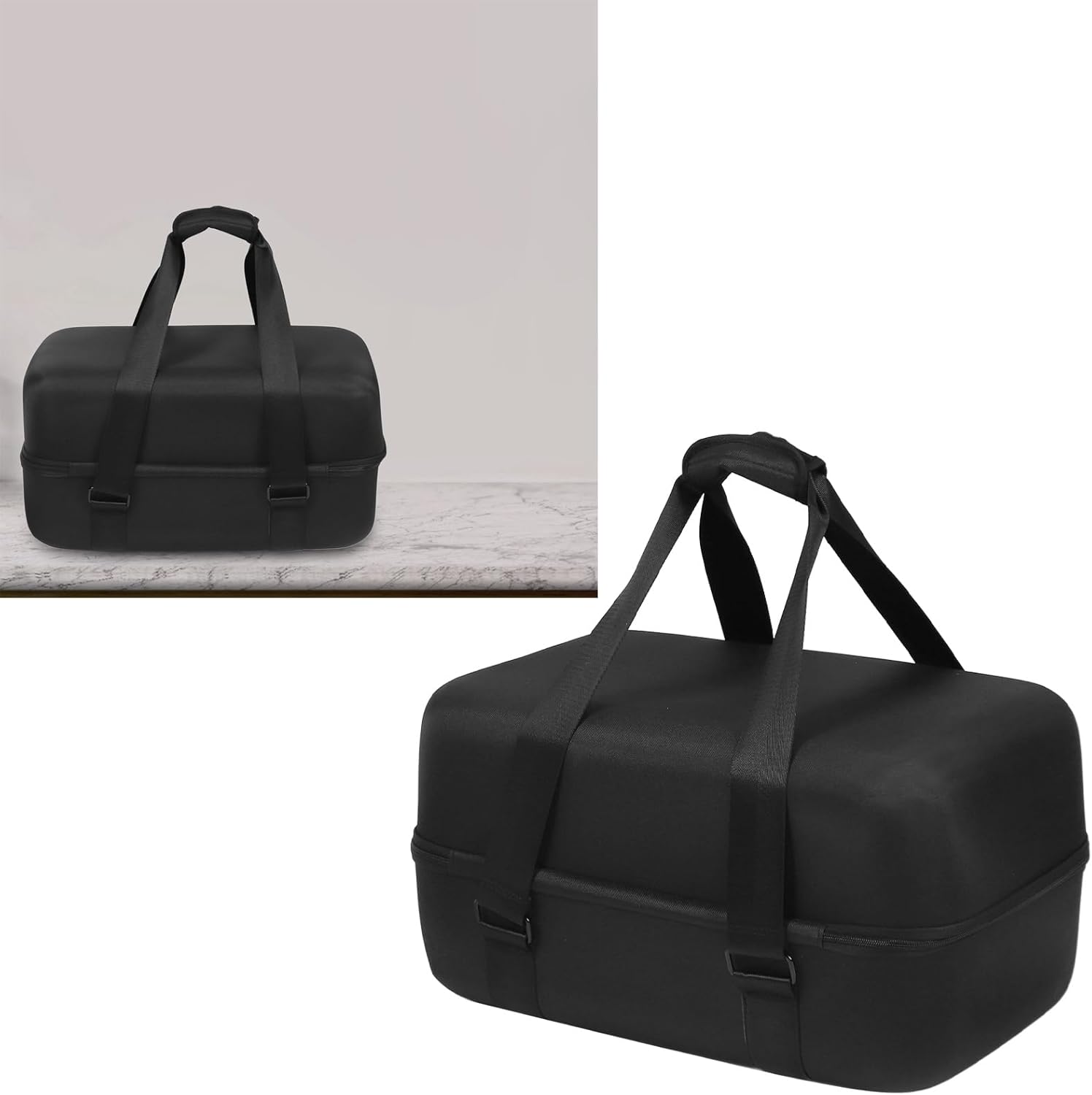 ANGGREK Speaker Protective Bag, Comfortable Handle, Shockproof, Hard Travel Case for Speaker, Fit, Lightweight for Travel
