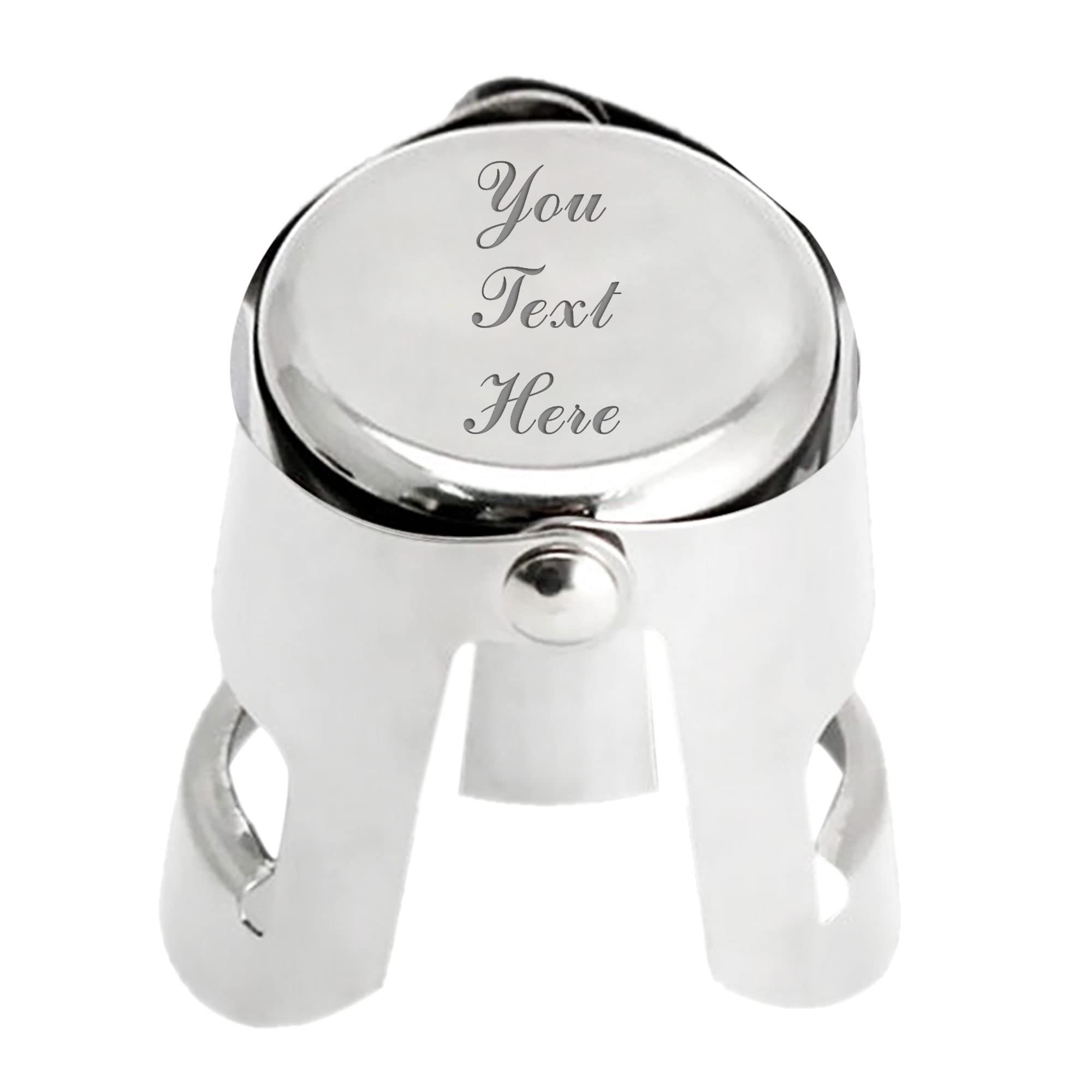 Personalised Wine Stoppers Champagne Stopper Prosecco Stopper Gift Christmas Custom Gifts for Women Wife Friends Him Moscato Spumante Sparkling Bottle Stoppers(Any Text 2)