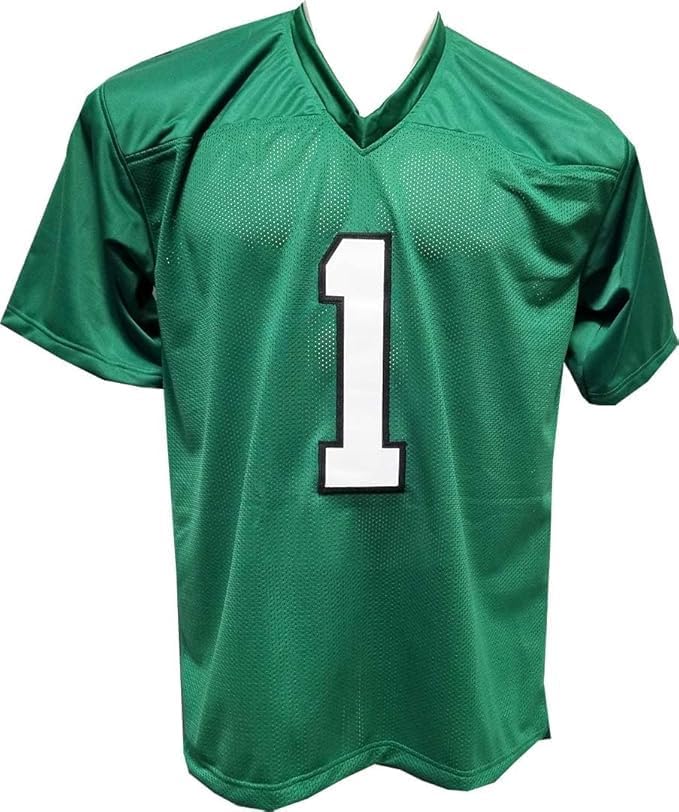 Custom Stitched Jalen Hurts Youth Kelly Green Jersey Size Youth Small