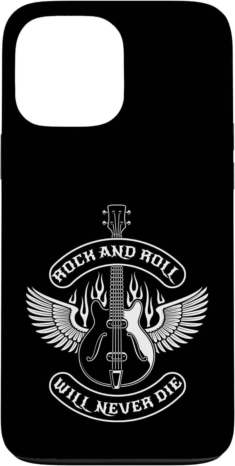 Rock and Roll Will Never The Hard Rocker Rock & Roll Case for iPhone 13 Pro Max