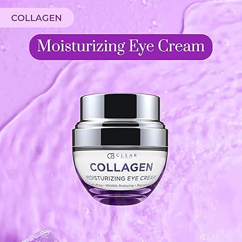 Miniatura 7 de Clear Beauty Crema de ojos de colágeno para ojeras e hinchazón, hidratante y antienvejecimiento para debajo de los ojos, cuidado de la piel coreano