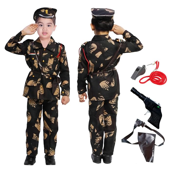 Buy Sarvda Army Police BSF dress for kids Army Costumes for Kids