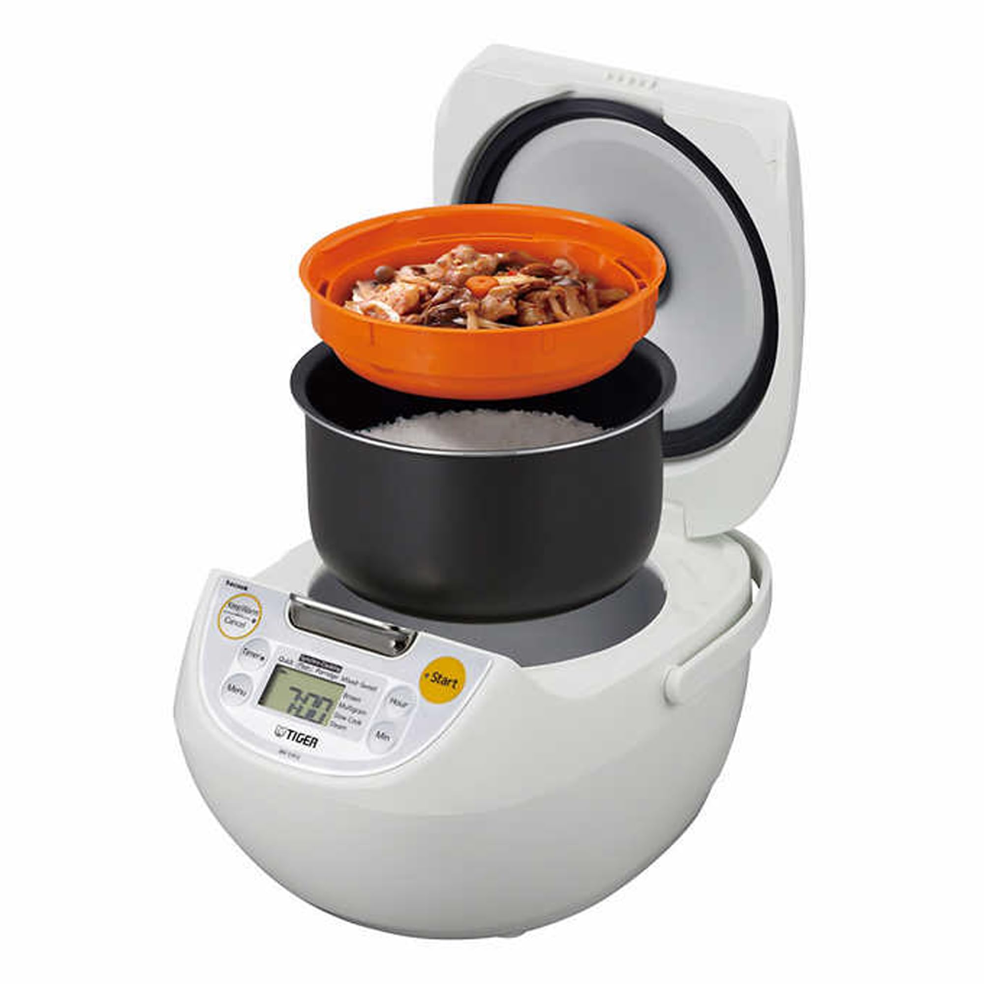 Tiger JBV-S10U Micom Rice Cooker with Tacook Cooking Plate - 5.5