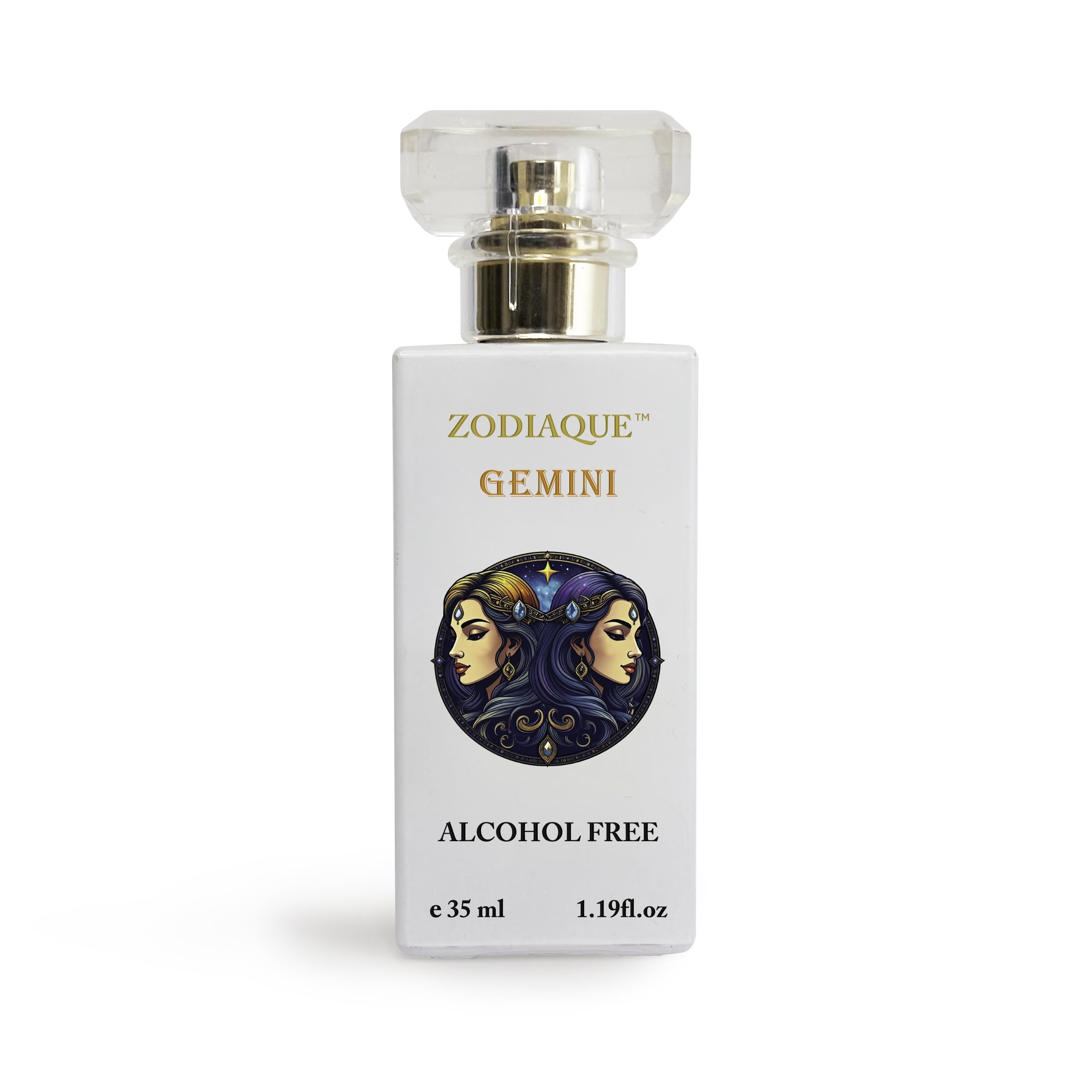 ZODIAQUE Zodiac Gemini Eau De Parfum (EDP) - 35 ml | Unisex Water Based Perfume for Him and Her | Alcohol Free Clean Perfume Long Lasting Spray Perfum