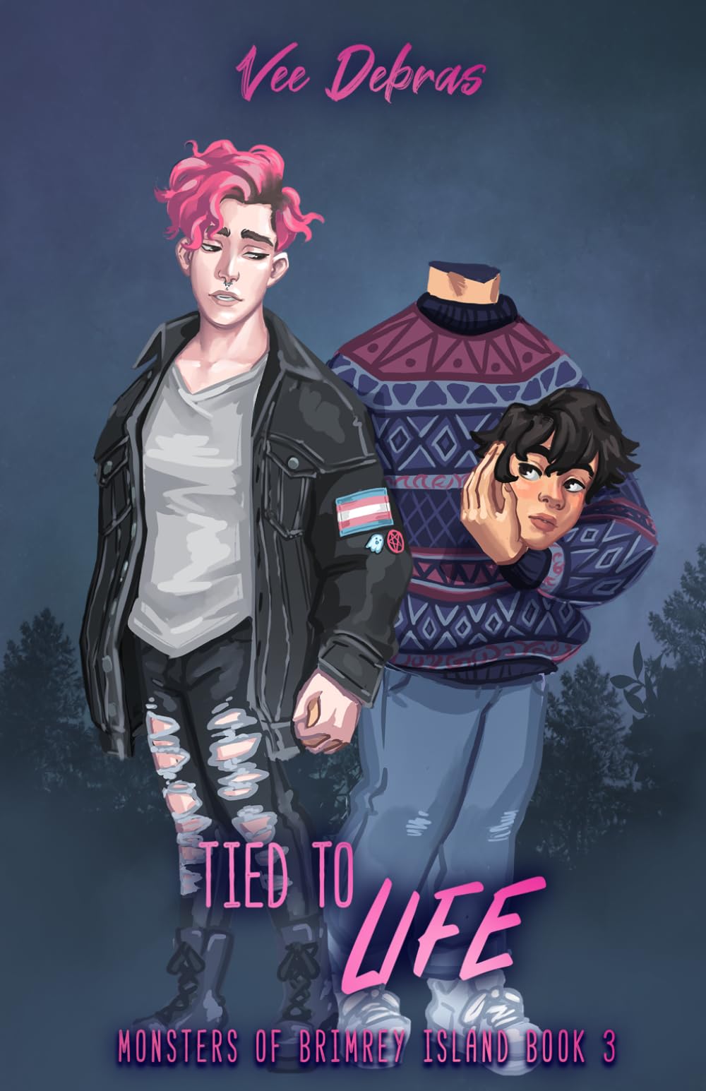 Tied to Life: A trans MM romance (Monsters of Brimrey Island)