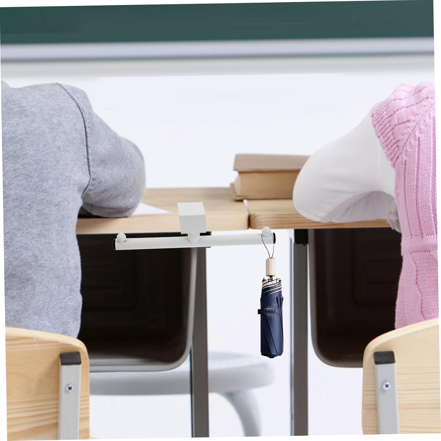 Metal C-Shaped Iron Desk Backpack Hook for Table Use