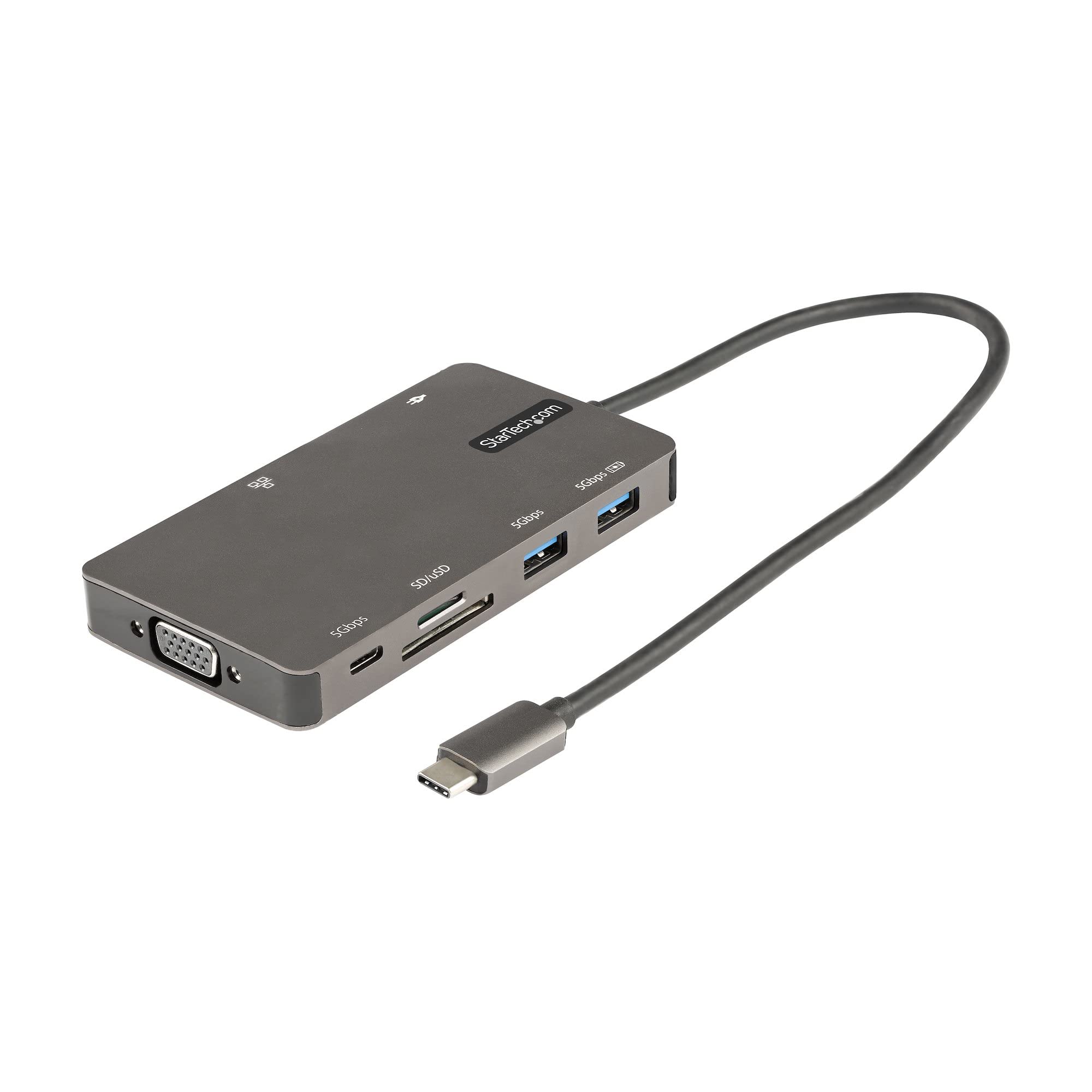 Startech.com Usb C Multiport Adapter - Hdmi 4K 30Hz Or Vga Travel Dock
