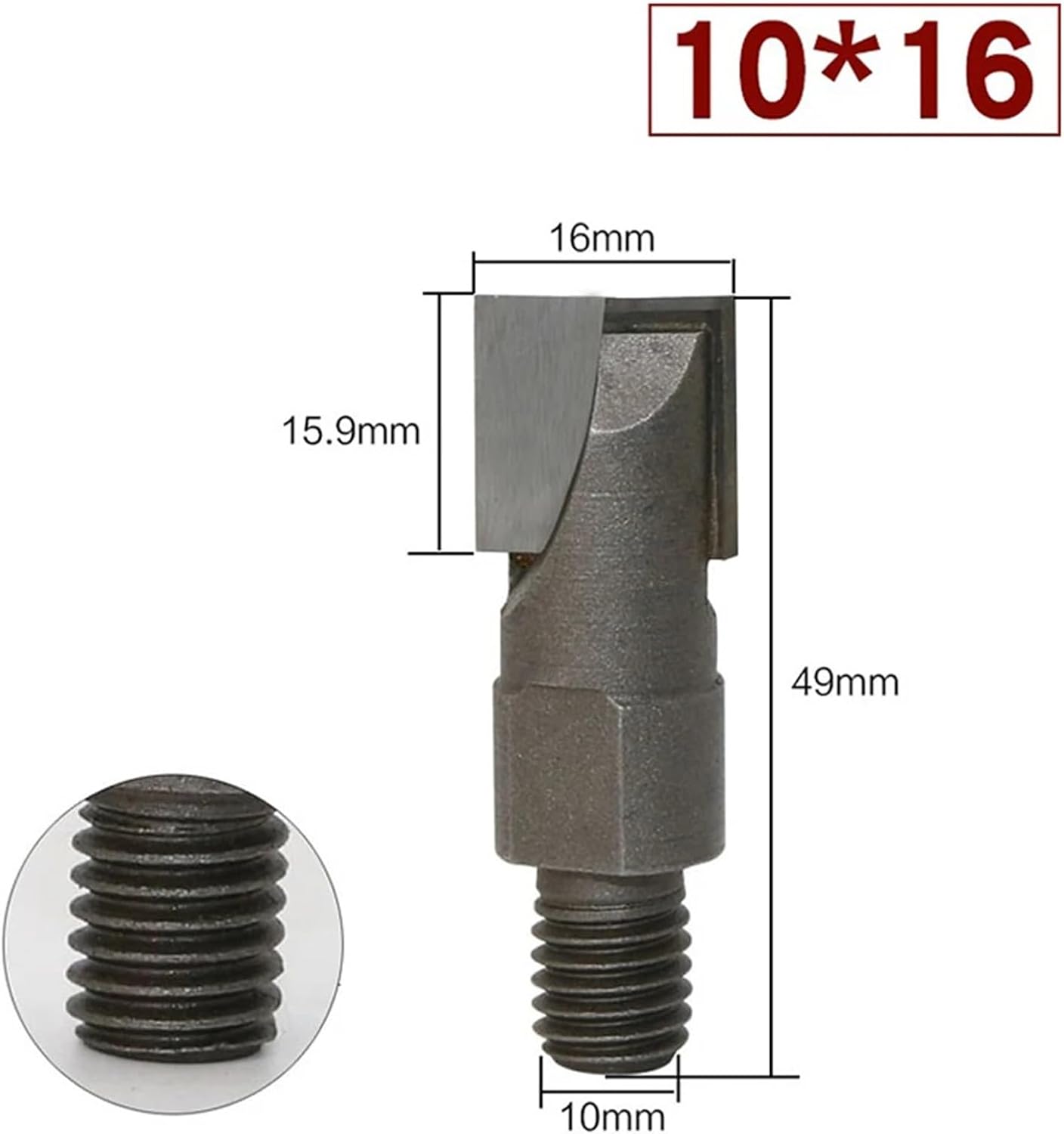 Power Tools Milling Cutter Tungsten Steel Alloy Door Lock Slotting Bottom Cleaning 1Pcs