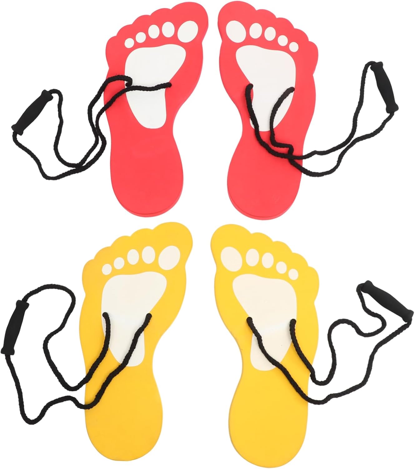 2pairs Outdoor Sensory Training Jumping Toy of Jomping Pedals for Boys and Girls Random Develops Coordination Strength for Activities