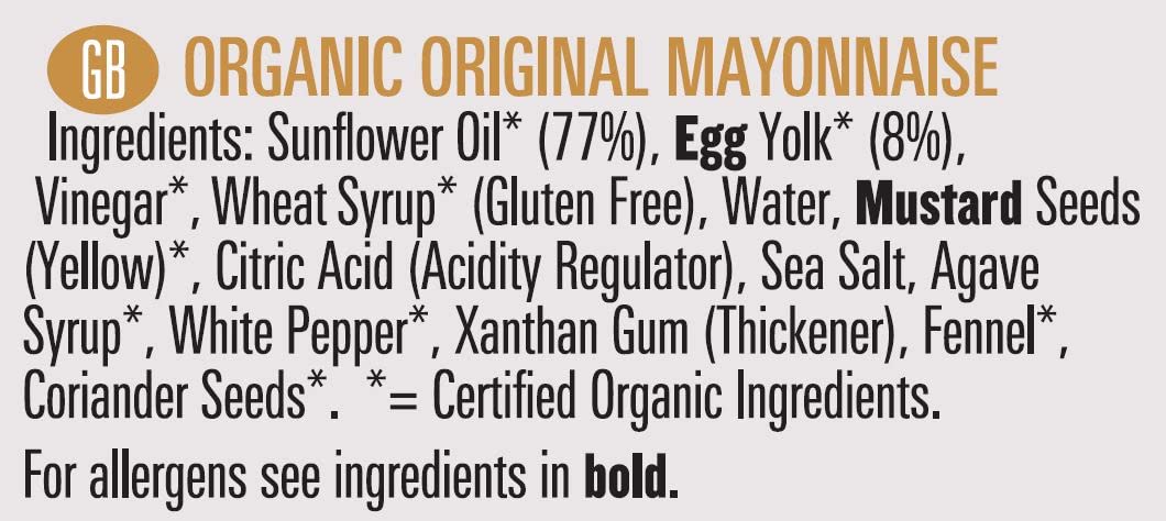 Biona Organic Original Squeezy Mayonnaise 270g -6 Pack