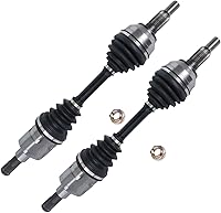 Vista 42 de Detroit Axle - Ejes CV delanteros para Chevy Trailblazer EXT Buick Rainier GMC Envoy XL XUV Olds Bravada Isuzu Ascender Saab 9-7x, 2003 2004 2005