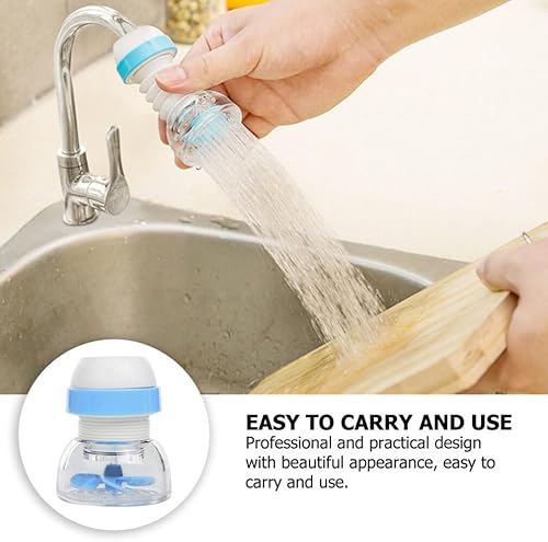 Miniatura 7 de Scicalife Cabezal de grifo de cocina flexible movible con filtro giratorio de 360 grados giratorio para ahorro de agua, difusor de agua purificador