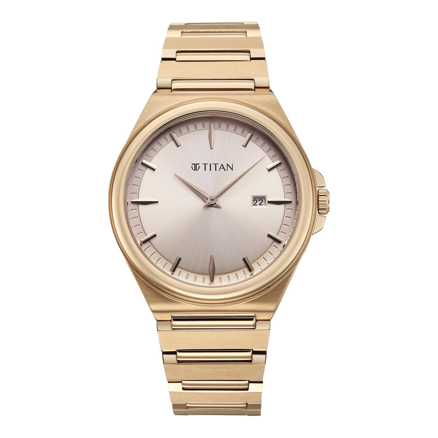 titan Classique sleekfit with Quartz Analog 2 Hands + Date@3H Stainless Steel Strap Watch for Men-picture-32