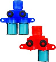 Cold Water Inlet Valve Replace W10240949 W10921514 W11168740 4546379 AP6285450 Hot Water Inlet Valve Replace W10240948 W10921515 W11168743 4585634, Fit for Kenmore Whirlpool Maytag Washing Machine