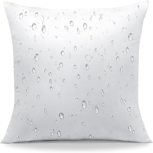 OTOSTAR Inserto de almohada impermeable de alta calidad, 20 x 20 pulgadas, cojín decorativo para exteriores, suave y esponjoso, relleno de cojín