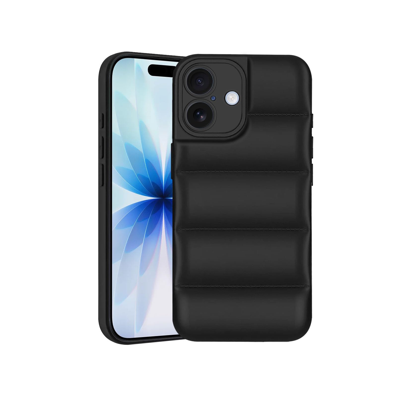 Plus Puffer Case for Apple iPhone 17, Rubber, Soft Back Cover