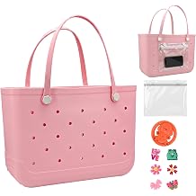 Beach Tote Bag for Women, Large-Size,Water-Resistant EVA, Sandproof, Pool Swim Cruise Vacation