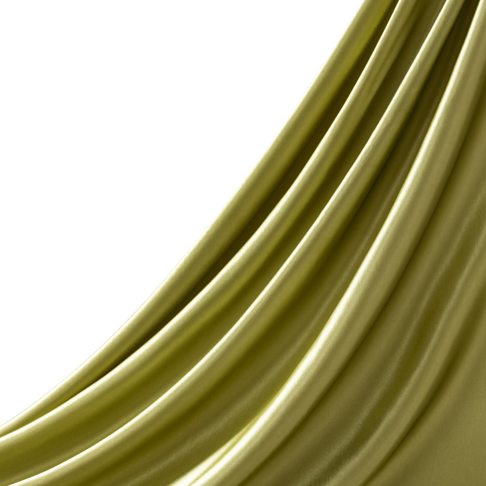 Tela de satén verde oliva claro Q J Fabric Co. por yarda, suave y sedosa, de 55 pulgadas de ancho, para manualidades de costura, vestidos de novia, telones de fondo, decoración de fiestas, suave, brillante, resistente a las arrugas, 1 yarda