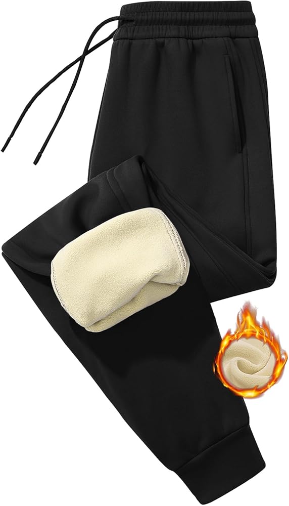 Pantalon De Survêtement Femme Doublé Polaire - Coupe Sarouel - Cordon De Serrage - Taille 40