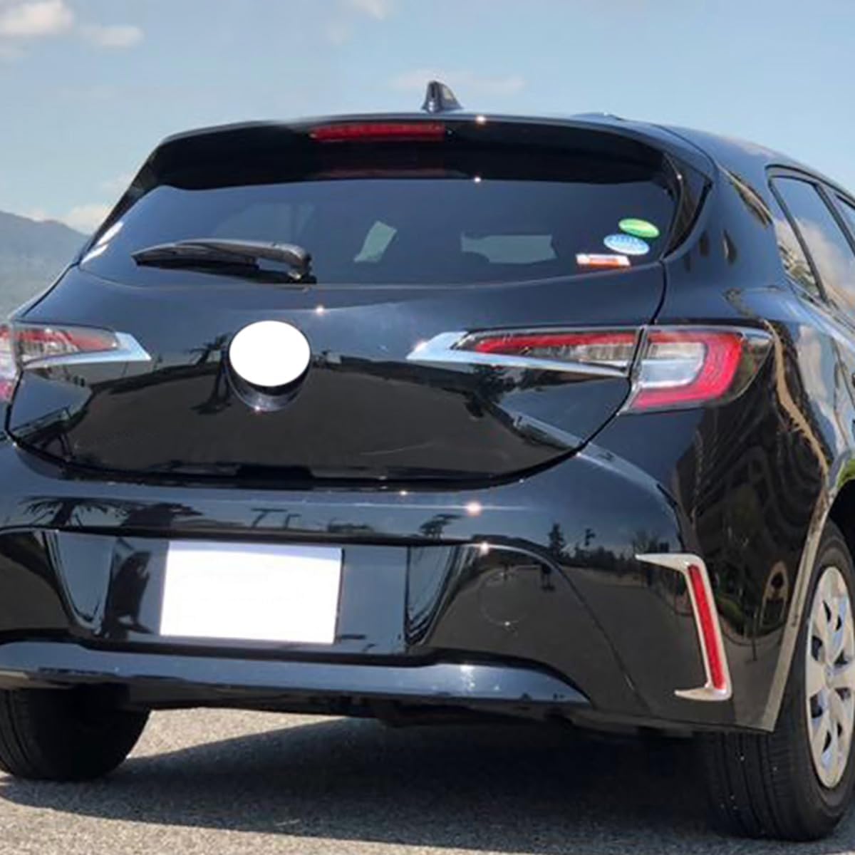 Beautost for Toyota Corolla Hatchback 2024 2023 2022 2021 2020 2019 Rear Fog Light Lamp Cover Trim Chrome