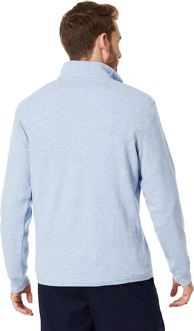 Vineyard Vines Men's Saltwater 1/4 Zip Jake Blue X-Large - Image 2