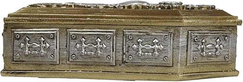 Miniatura 6 de Ebros Gift Vampiress Drácula Queen Novia Nestafaria Figura con diseño floral de corazón espada esculpida ataúd decorativo joyero de descanso en paz