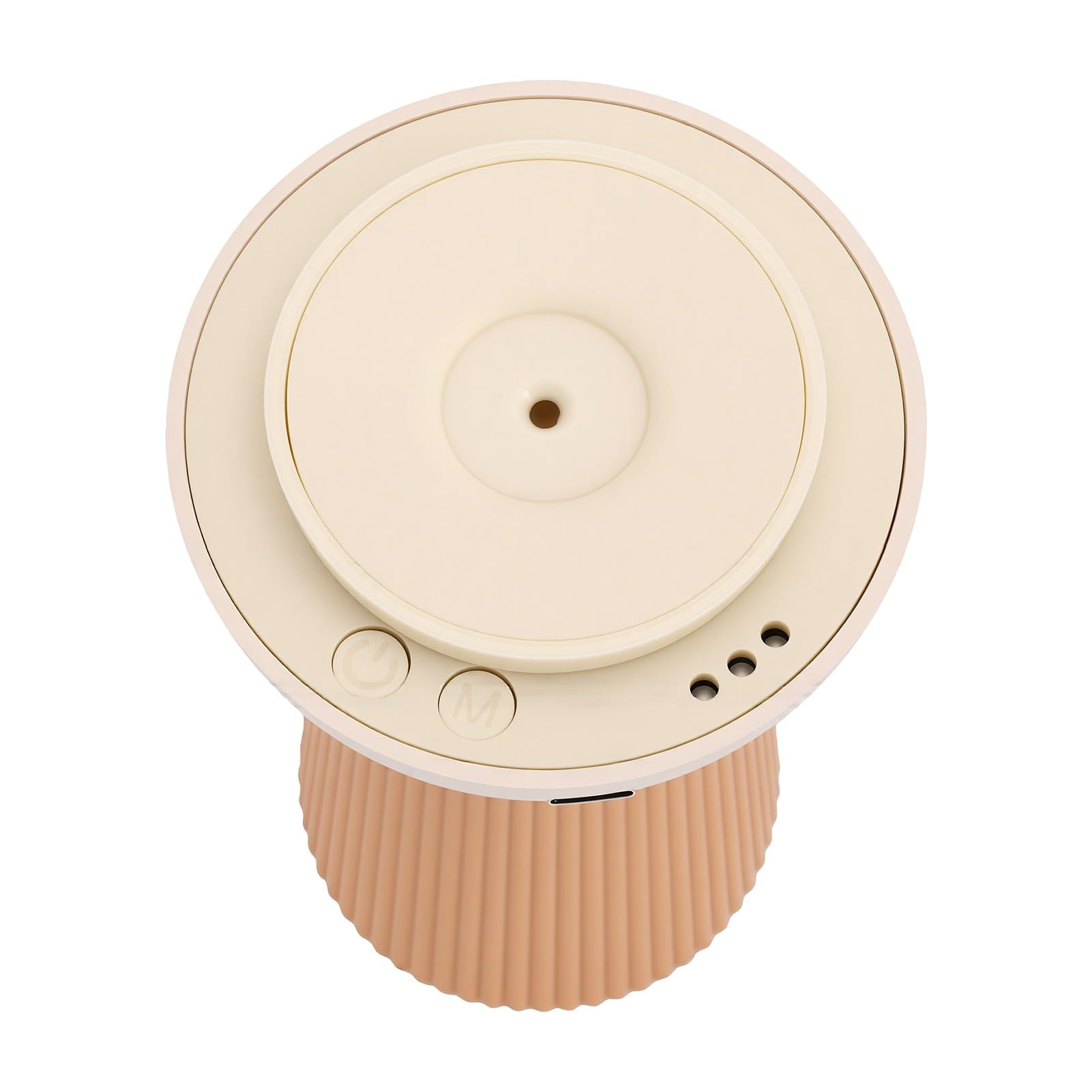 Diffusore di Aromaterapia con Sensore di Vibrazione & 3 Velocità | Spegnimento Antifughe in Inclinazione, Capacità Compatta da 20ml, USB-C, Luce di Emergenza, per Casa Ufficio Viaggi