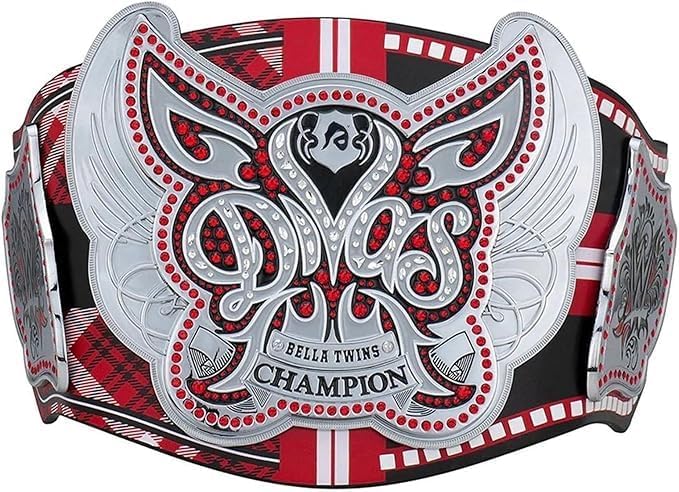 Women's Divas Bella Wrestling Championship Title Belt Replica - World Heavyweight Championship Belt - Adult Size