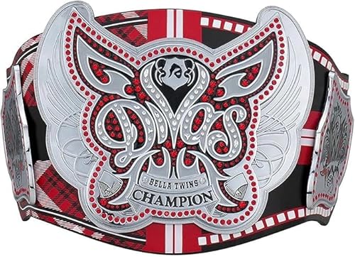 Women's Divas Bella Wrestling Championship Title Belt Replica - World Heavyweight Championship Belt - Adult Size