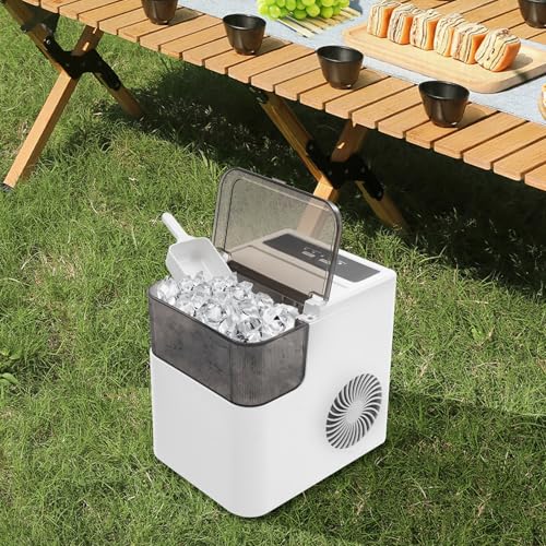 Fabricadora de hielo compacta 26lbs/día auto limpiante miniatura 6