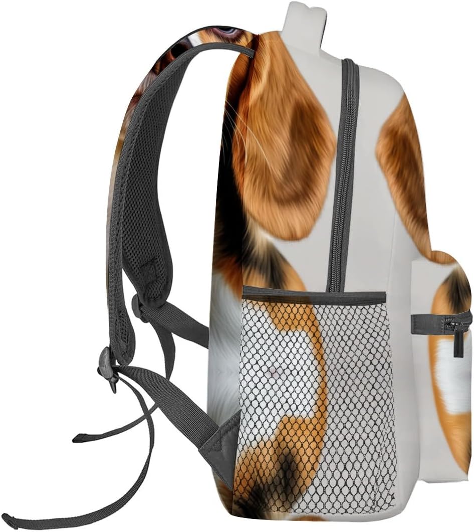 Beagle Dog Backpack Travel Backpacks Laptop Rucksack,School Bookbag for Women Kids Boys Girls,Cute Pet Back Pack Accessories Bags,Ideal Gifts for Work, Outdoor Adventures