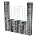 Mur Gabion Acier Galvanisé 600x50x100 Cm - Maille 10x5 Cm & 30x20 Cm - Idéal Jardin Et Aménagement Extérieur
