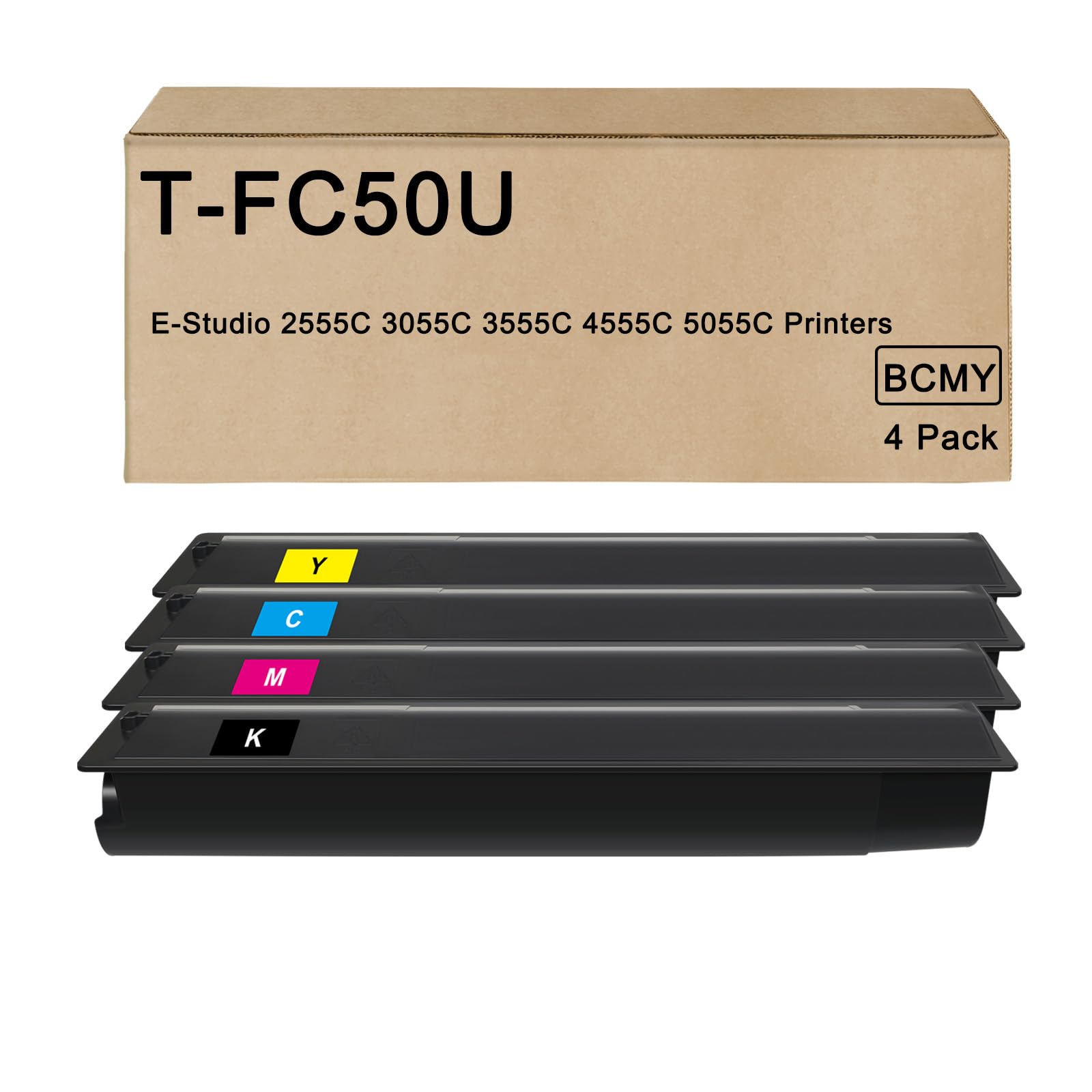 T-FC50U TFC50U Toner Cartridges 4-Pack with Chip ( BK/C/M/Y)