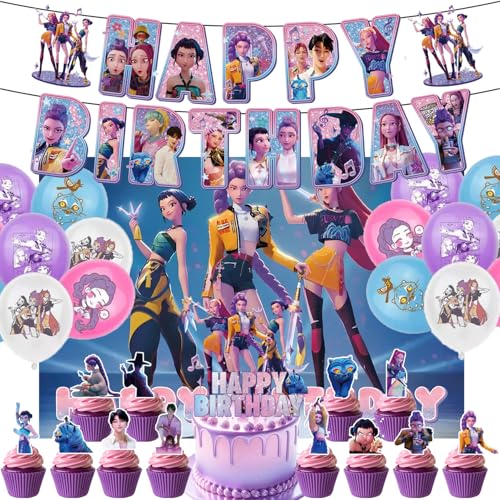 Birthday Decoration Set | Includes Happy Birthday Banner + Anime