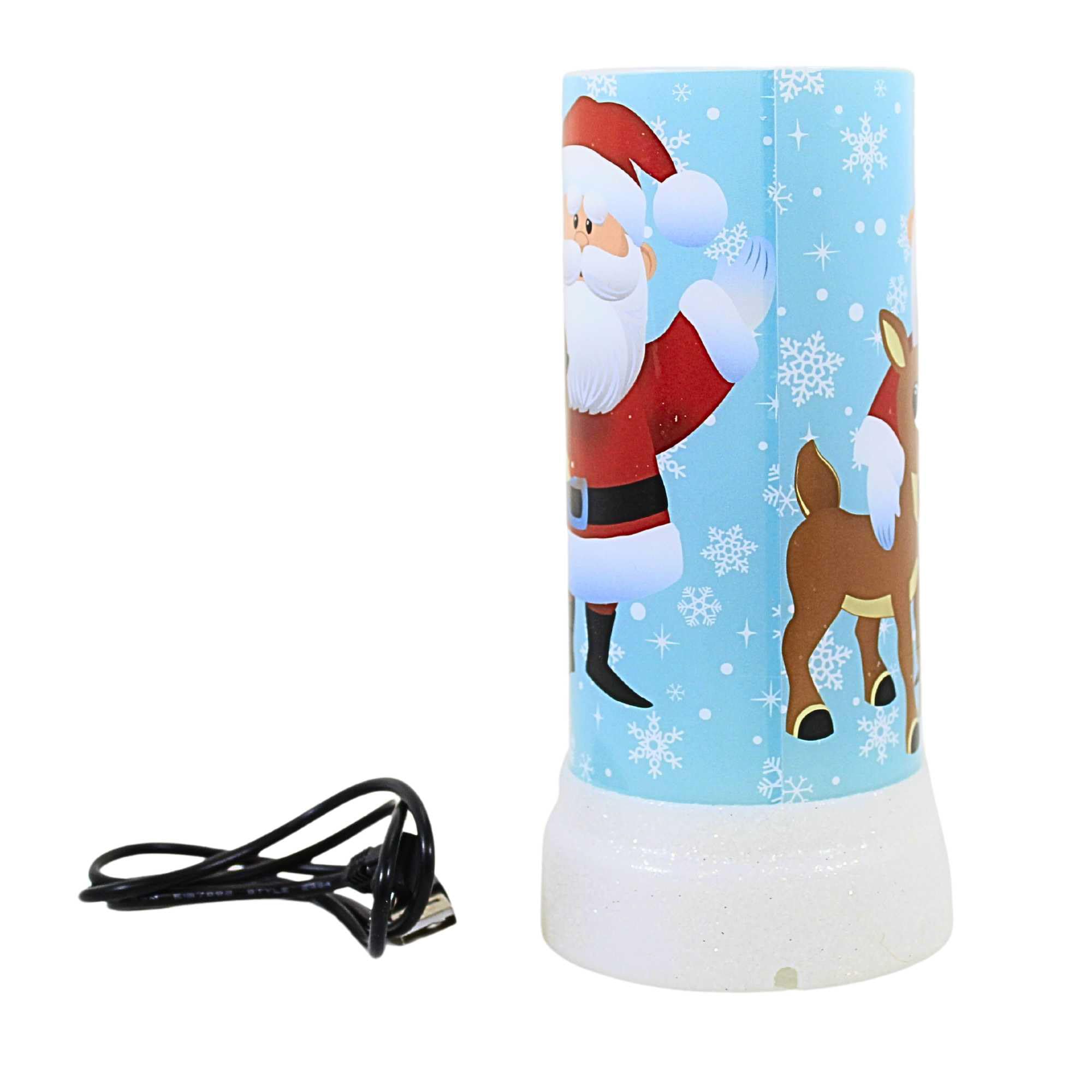 Roman Led Rudolph Santa Candle with Cord