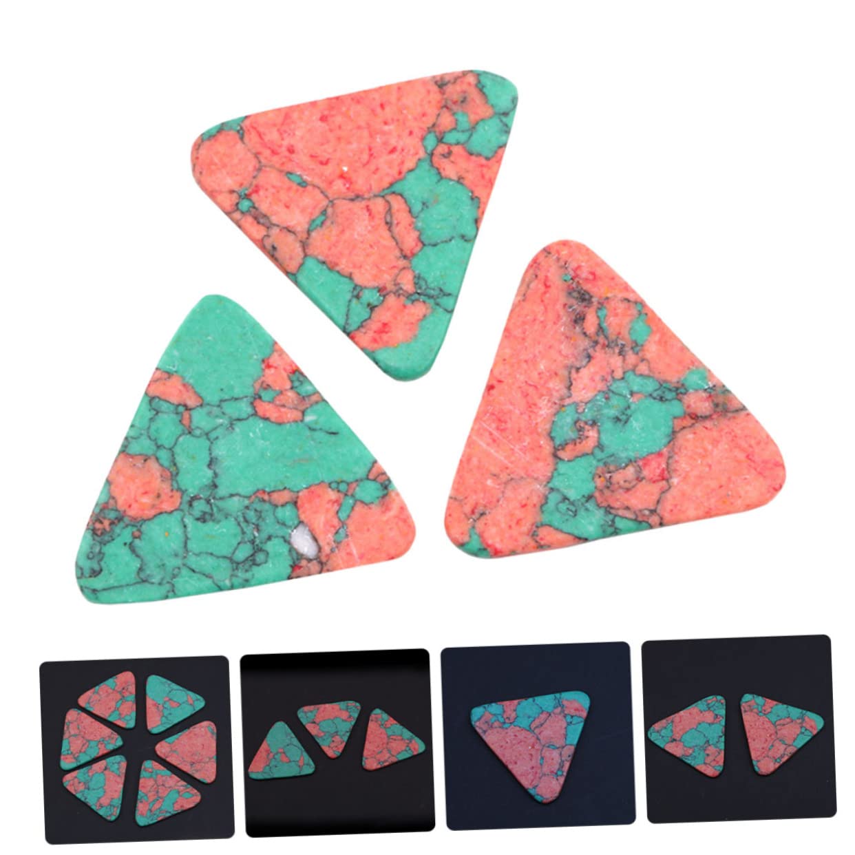 VICASKY 12piezas Púas De Guitarra De Joya Diseño Ergonómico Suaves y Duraderas Para Guitarra Acústica y Eléctrica Accesorio Para Músicos