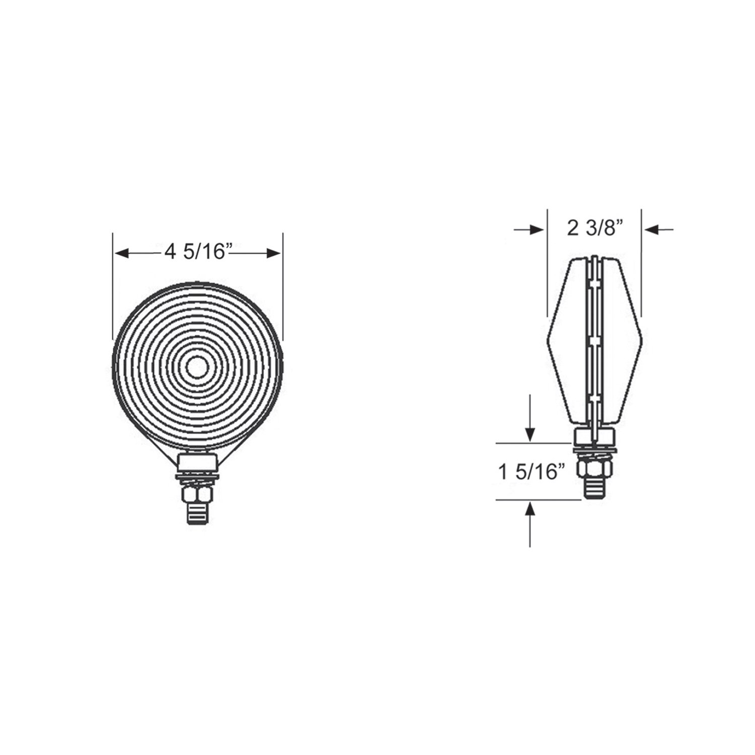 Blazer International B567 Double Faced Stop/Tail/Turn Light